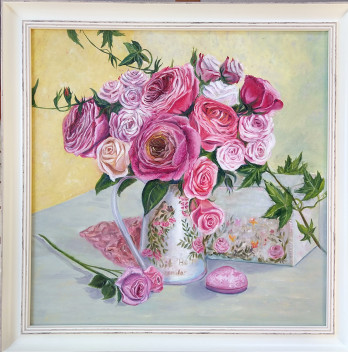 Painting маслом Розовый флёр