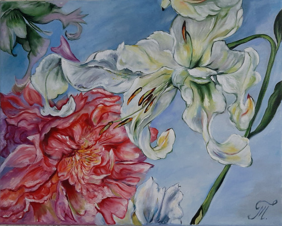 Painting маслом Нежность