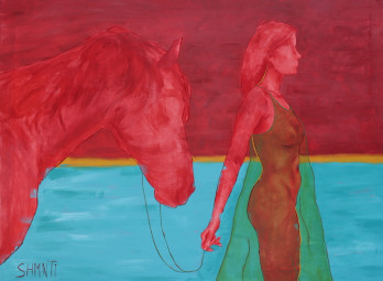 Painting акрилом Тишина