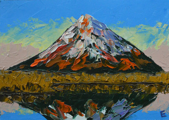 Painting маслом Таранаки