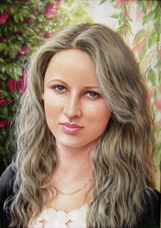 Painting маслом Женский портрет