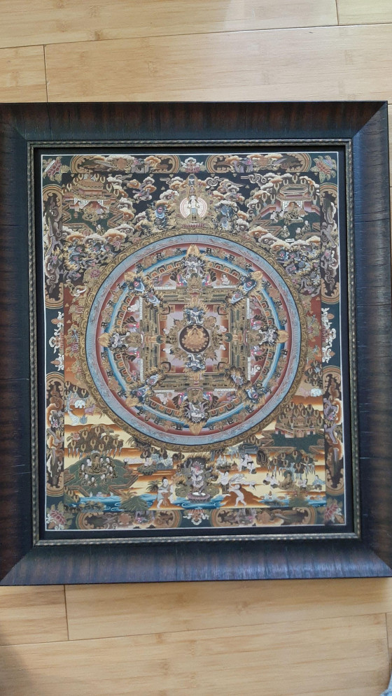 Painting в смешанной технике Нирвана