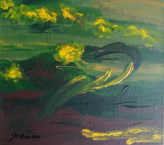 Painting акрилом Архейская эра ll