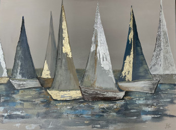 Painting акрилом Регата 