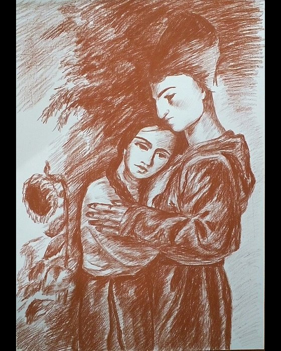 Painting пастелью Мгновение