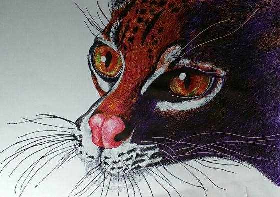 Painting  Оцелот