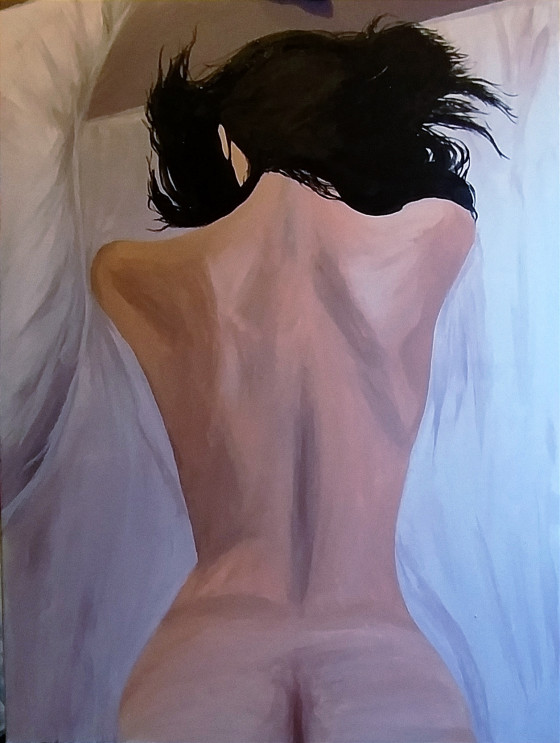 Painting акварелью Женственность