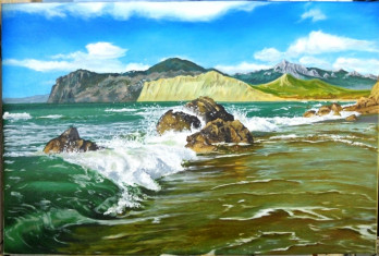 Painting маслом Коктебель 