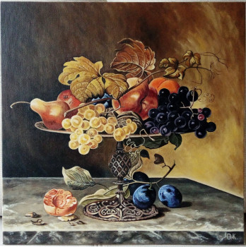 Painting маслом Натюрморт с фруктами 