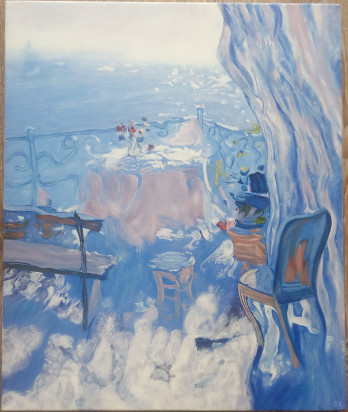 Painting маслом Терасса
