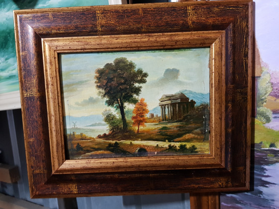 Painting маслом Картина "библейский пейзаж"