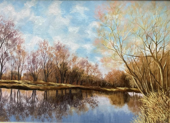 Painting маслом Зеркальная гладь
