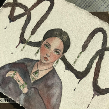 Painting акварелью Burym