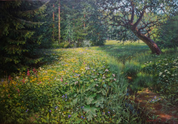 Painting маслом Green Summer.