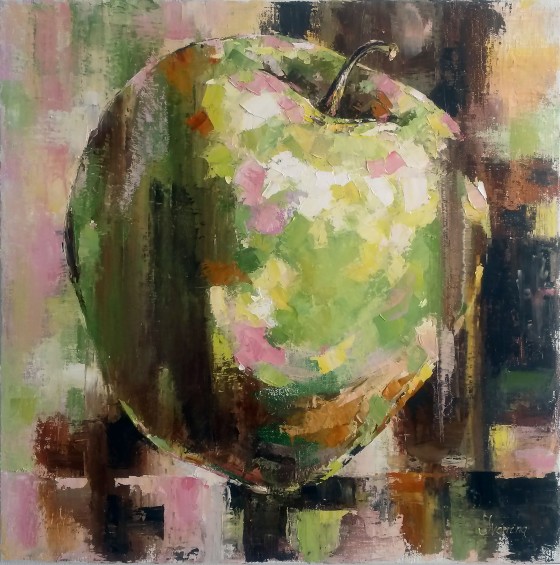 Painting маслом Яблоко