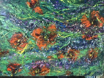 Painting маслом Маки