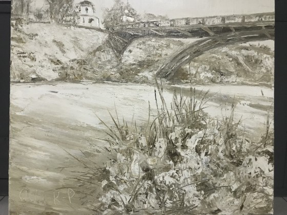 Painting маслом Мост