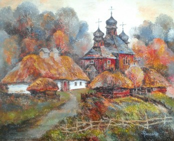 Painting акрилом Частичка истории