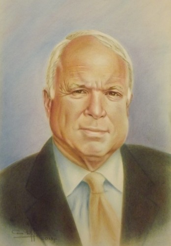 Painting маслом Джон Маккейн