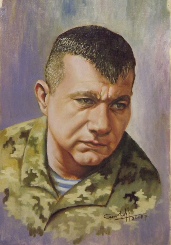 Painting маслом Рахман (кіборг)