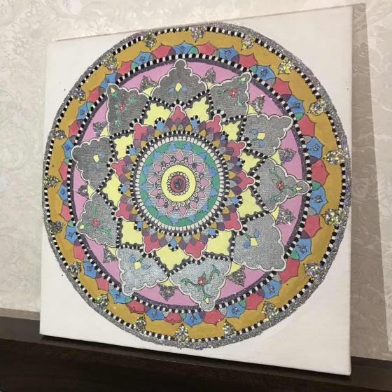 Painting акрилом Солнцестояние