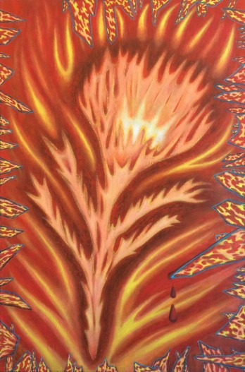 Painting маслом  Печальная муза