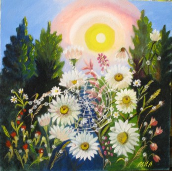 Painting маслом "Потиевы росы"