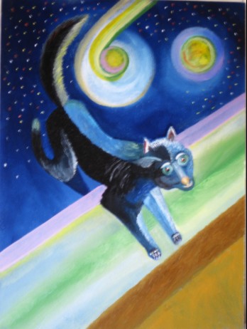 Painting маслом " Пришелец с другой планеты"
