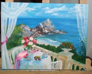 Painting маслом Relax