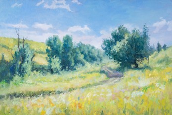 Painting маслом Летний день