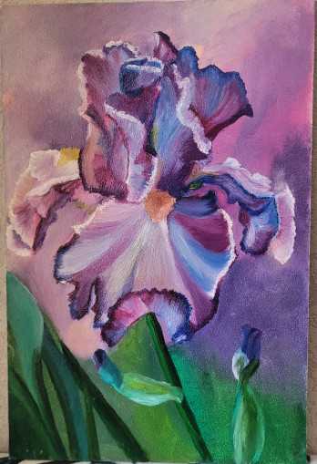 Painting маслом Картина маслом Ірис
