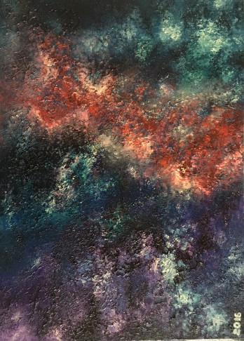 Painting маслом Космос