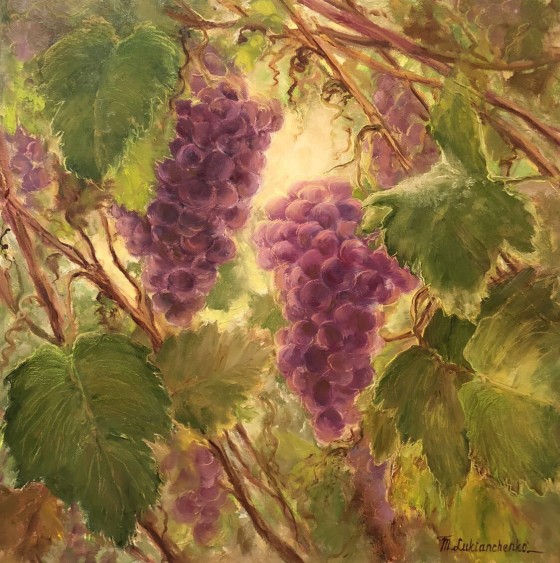 Painting маслом Виноградная лоза