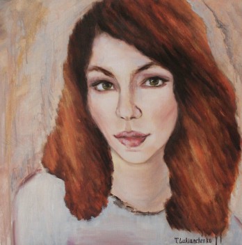 Painting в смешанной технике Рыжая