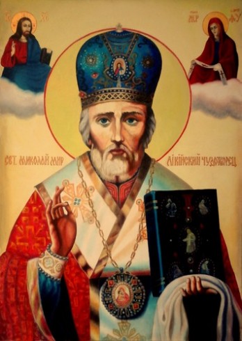 Painting маслом Св. Николай