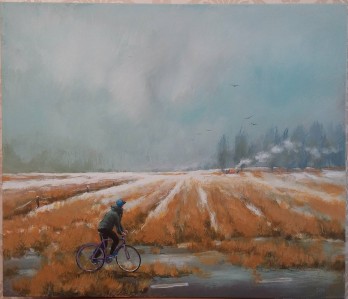 Painting маслом "Придумал себе одиночество"