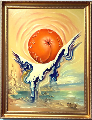 Painting маслом № 28 "ап-АППЕЛЬСИН"