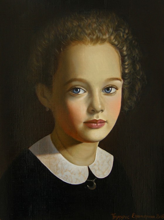 Painting маслом Принцесса луны