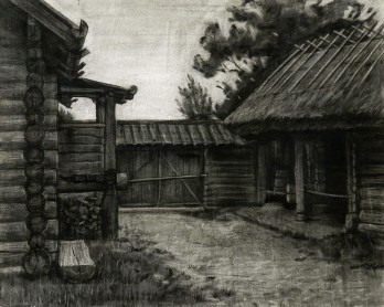 Painting  Дворик в Бугрово