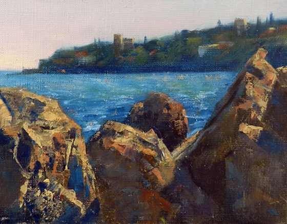 Painting маслом Камни