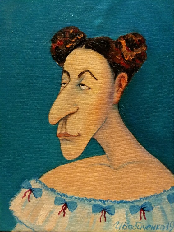 Painting маслом Мисс Невинность 