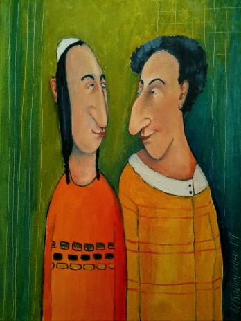 Painting маслом Интересные люди 