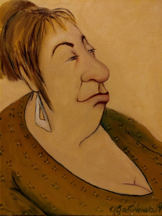 Painting маслом Главарь банды