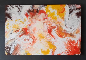 Painting акрилом Fire
