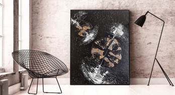 Painting акрилом Компас