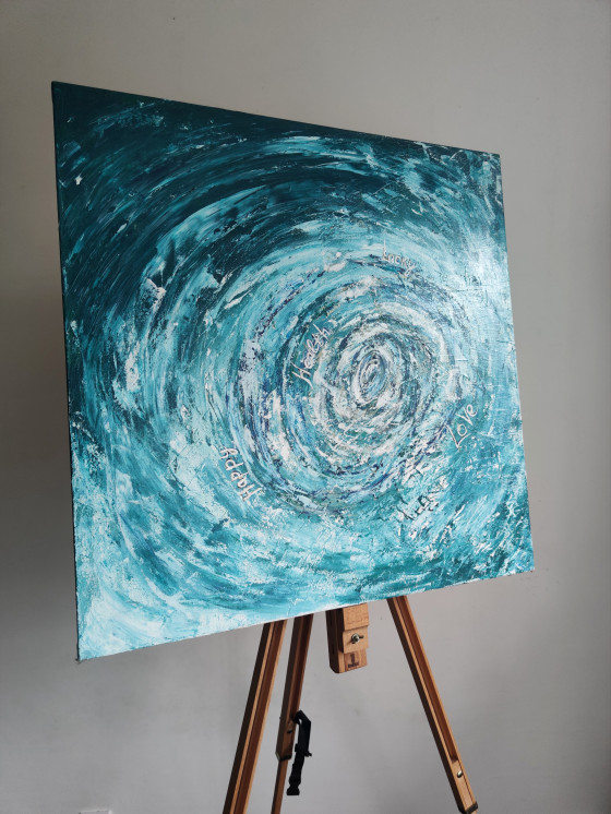 Painting акрилом Водоворот желаний