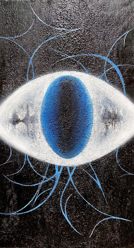 Painting акрилом Вселенная в каждом из нас 