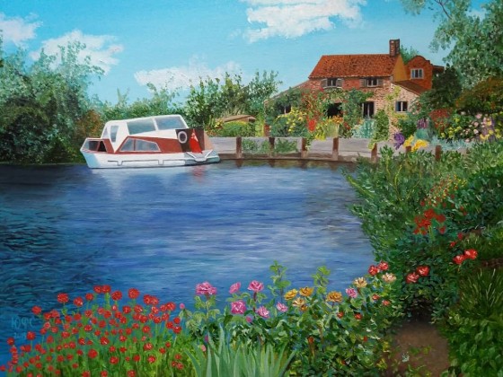 Painting маслом Где-то там