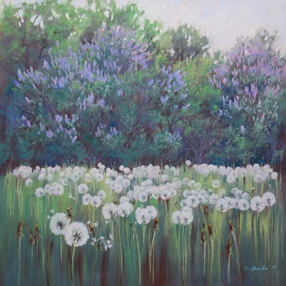 Painting пастелью Май