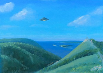 Painting маслом Жигулевское НЛО